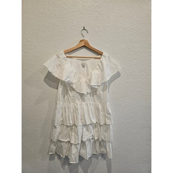 A New Day Dresses & Skirts - A new day White cotton dress sz xl